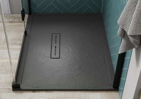 Kudos 1700×900 Black Slate effect shower tray £310